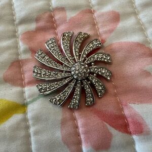 vintage Swarovski crystal brooch